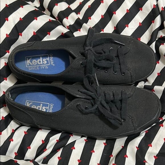 Keds Womens Black Canvas Sneakers - Picture 5 of 5